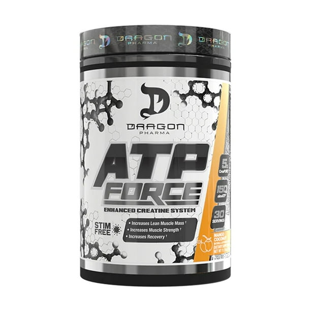 Creatina Dragon Pharma Atp Force 30 Serv Sabor Mango Coconut