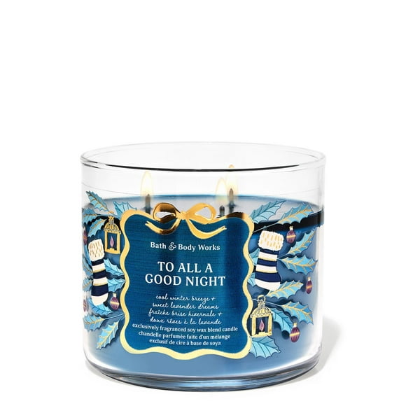 To All A Good Night 3-Wick Candle