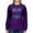 Purple, variant on Chill Out Champions - Cool ICEE Golf Club Design Sweatshirt Women's
