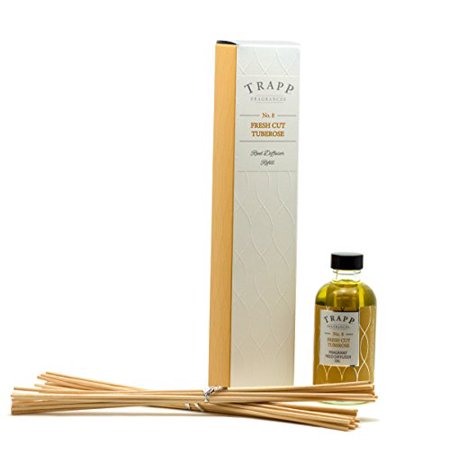 Trapp Reed Diffusers Trapp Fragrances Reed Diffuser Refill Kit, No. 8 Fresh Cut Tuberose, 4 ...