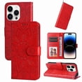 thumbnail image 2 of Funda tipo cartera GANGXUN para iPhone 15 Pro Max , diseño girasol, cuero PU, soporte, cierre magnético, tarjetero, 2 of 5