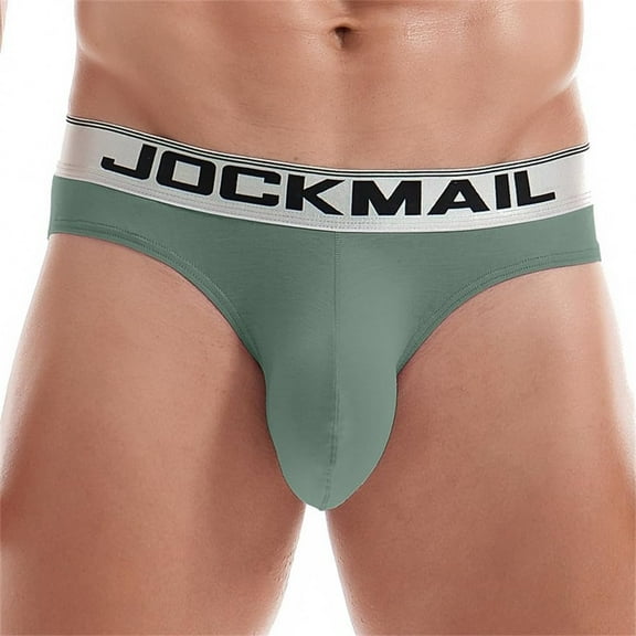 JOCKMAIL Mens Underwear Briefs Men's Cotton Brief Breathable Soft Briefs Sports Underwear for Men