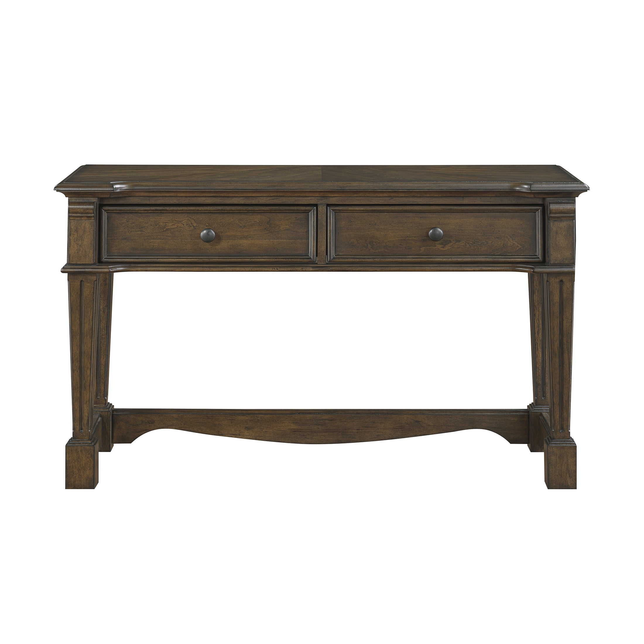 OakvillePark Soren Sofa Table with 2 Drawers, Brown
