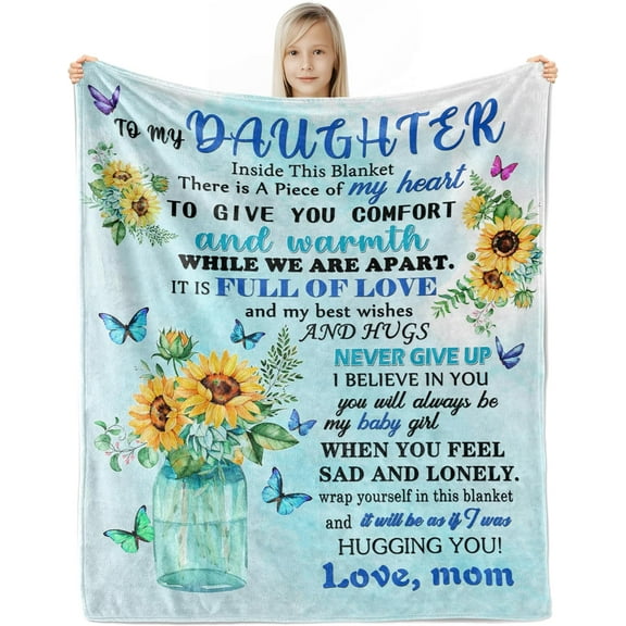 MMYGU Daughter Gifts from Mom Daughter Gifts Gifts for Daughters Adult Gift for Daughter Gifts for Daughter Ddaughter Blanket from Mom 30x40in