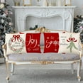 thumbnail image 3 of Christmas Decorations - Christmas Pillow Covers 18x18 Set of 4, Holiday Christmas Decor Home Sofa Couch Cushion Indoor Decorations, 3 of 6