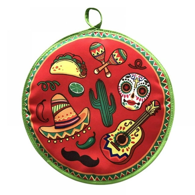 Food Insulation Bag Portable Cute Pattern Microwave Oven Restaurant Food Pancake Cloth Bag Printed Tortilla Insulation Bag