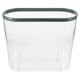 thumbnail image 1 of Papelera transparente, contenedor de basura, cubo de basura delgado para baño y cocina., 1 of 5