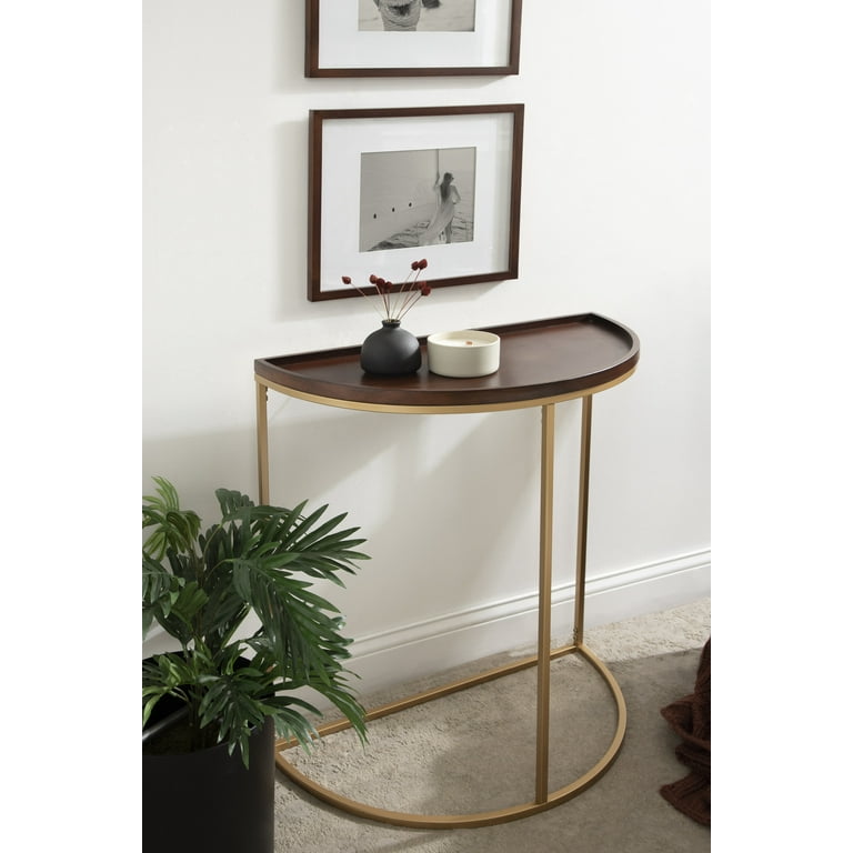Mid century 2024 half moon table