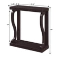 thumbnail image 4 of Pemberly Row Table Console Moderne en Finition Bois Espresso, 4 of 5