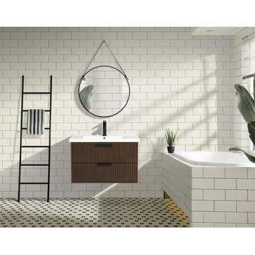 San Diego 30" Bathroom Vanity Walnut