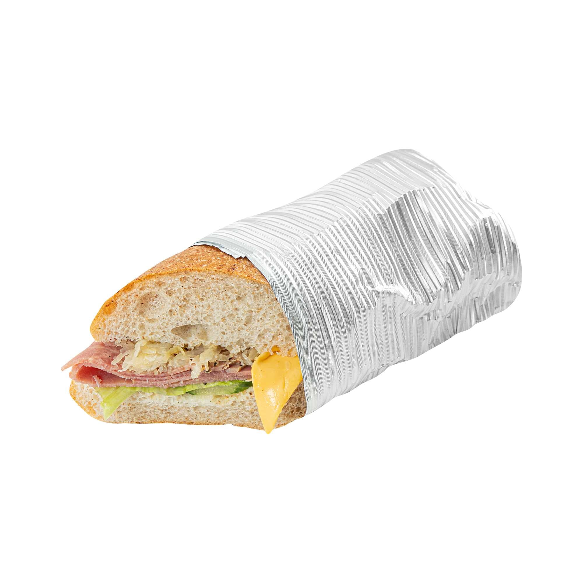 Restaurantware-12" x 12" Rippled Aluminum Foil Food Wrap and Fry Basket Liner: Perfect for Restaurant Take Out, Bakeries, and Food Trucks - Silver Foil Sandwich Wraps - 500-CT