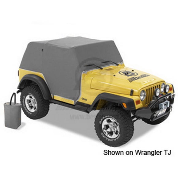 Bestop 81035-09 Car Cover All Weather Trail Cover All Weather Protection; Charcoal; Vinyl