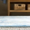 thumbnail image 5 of SAFAVIEH Martha Stewart Martha Floral Machine Washable Area Rug, Ivory/Light Blue, 5' x 8', 5 of 11