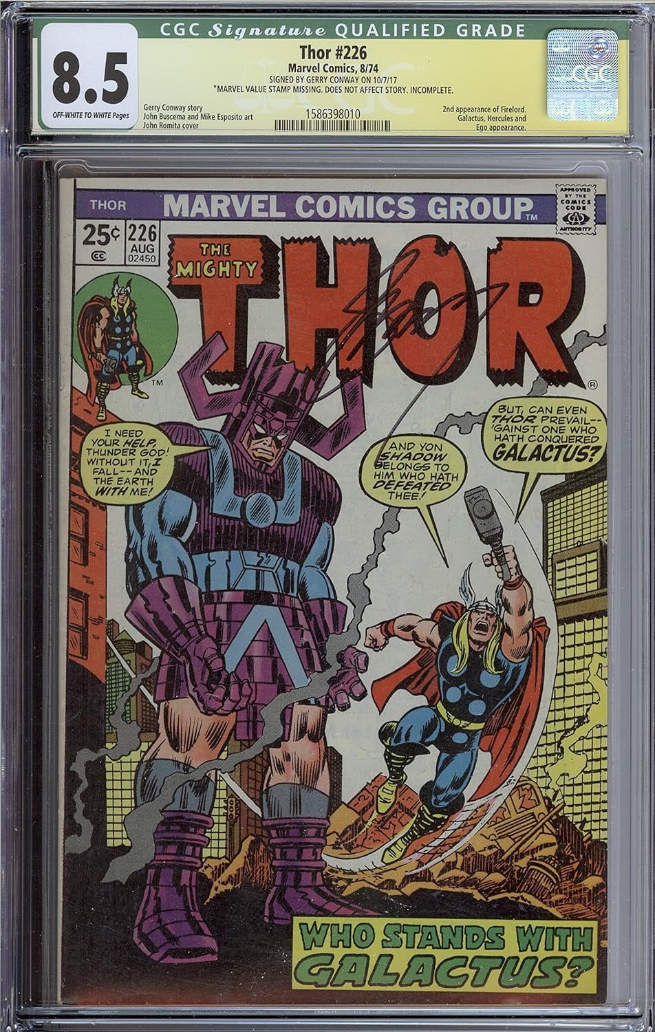 The Mighty Thor #226 CGC 8.5 Signed