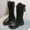 Black, variant on Luogg Girls Boots Winter Warm Lined Long Boots For Kids Toddler Girls Casual High Knee Boots Non Durable Snow Boots for Girls Size 3.5-4 Years