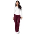 thumbnail image 4 of Adar Universal Scrubs For Women - Drawstring Straight Leg Scrub Pants - 510 - Burgundy - XL, 4 of 7