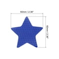thumbnail image 2 of Uxcell Reflective Stickers, 20 Pack 2.36 x 2.36 Inch Adhesive Night Star Shape Safety Tape Reflector, Blue, 2 of 5