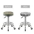 thumbnail image 5 of Fotbe Hand Drawn Snake Stool Covers Round,Waterproof Round Bar Stool Covers Bar Chair Covers Washable Stool Cushion Slipcover for 12-14 Inch Chair-13 inch, 5 of 7