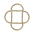 thumbnail image 4 of LOLIPPYY 20Pcs D Shape Metal Rings for DIY Crafts and Luggage Straps, 4 of 8