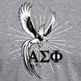 thumbnail image 3 of CafePress - Alpha Sigma Phi Phoenix Black T Shirt - Mens Tri-blend T-Shirt, 3 of 4