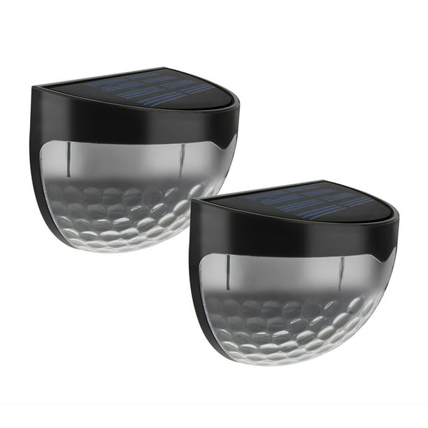 Luz solar para exteriores, con luces de estrellas, luz solar para cercas, interior y exterior con luz solar de detección automática para caminos, jardines, escaleras - 2PCS JAMW Sencillez