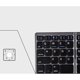thumbnail image 3 of Teclado plegable, teclado ergonómico, teclado con almohadilla táctil, teclado portátil inalámbrico para computadoras portátiles, tabletas y teléfonos Ormromra CZDZ-HY61, 3 of 5