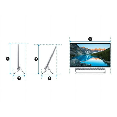 Dell - Inspiron 24" Touch-Screen All-In-One - Intel Core i7 - 16GB Memory - 512GB SSD - Silver
