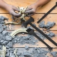 thumbnail image 4 of COMPUKAS Dinosaur Dig Tools Kit 1 Set Black Plastic Excavation Kits For Kids Classroom Interactions Students, 4 of 8