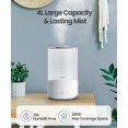 thumbnail image 2 of Pharata Humidifiers for Bedroom, 4.0L Humidifier with Essential Oil Diffuser, Top Fill Cold Mist Ultrasonic Humidifier f, 2 of 7