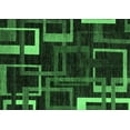 thumbnail image 1 of Ahgly Company Indoor Rectangle Oriental Emerald Green Modern Area Rugs, 2' x 3', 1 of 4