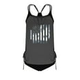 thumbnail image 5 of HaoXianJian Plus Size Swimsuits for Women Two Piece Bathing Suits Tank Top with Triangles Bikini Sets Crew Neck Swimwear 3X 4X 5X, 5 of 5
