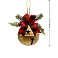 thumbnail image 3 of Giant Christmas Vintage Bells, Fun Christmas Decorations with Bow, Metal Bell Ball Ornaments for Garden/Yard/Patio/Holiday Decor, 3 of 8