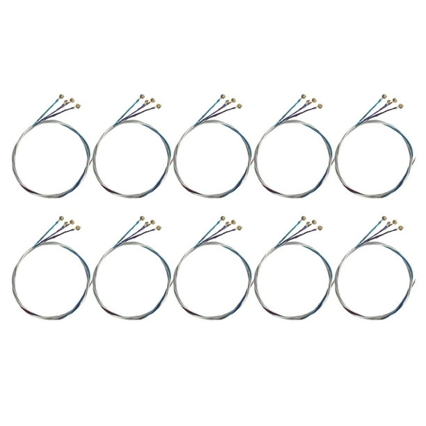 40Unids Violin Cuerdas E-A-D-G Base Acero + Niquel Herida Exquisito de Cuerda El Instrumento Musical Piezas Accesorios