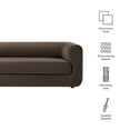 thumbnail image 3 of Sofa, Brown, Velvet, Living Room Lounge Cafe Lobby Hospitality Restaurant, Modern Contemporary, HB37926, 3 of 9