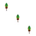 thumbnail image 1 of stanreset 1/2/3/5 Fish Lure Artificial Bait 8cm Fine Workmanship Compact Size Multicolored Smooth No Burrs Sweet Gift Lures Green-red 3PCS, 1 of 6