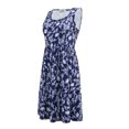 thumbnail image 5 of Womens Summer Sleeveless Tank Dresses Casual Round Neck Floral Print Short Dress, 5 of 7