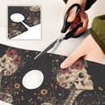 thumbnail image 6 of Yayeee Faucet Mat for Kitchen Sink 14.7" Diatomite Long Splash Guard Pad, Skeleton with Flowers Pattern, 2 Pack, 6 of 7
