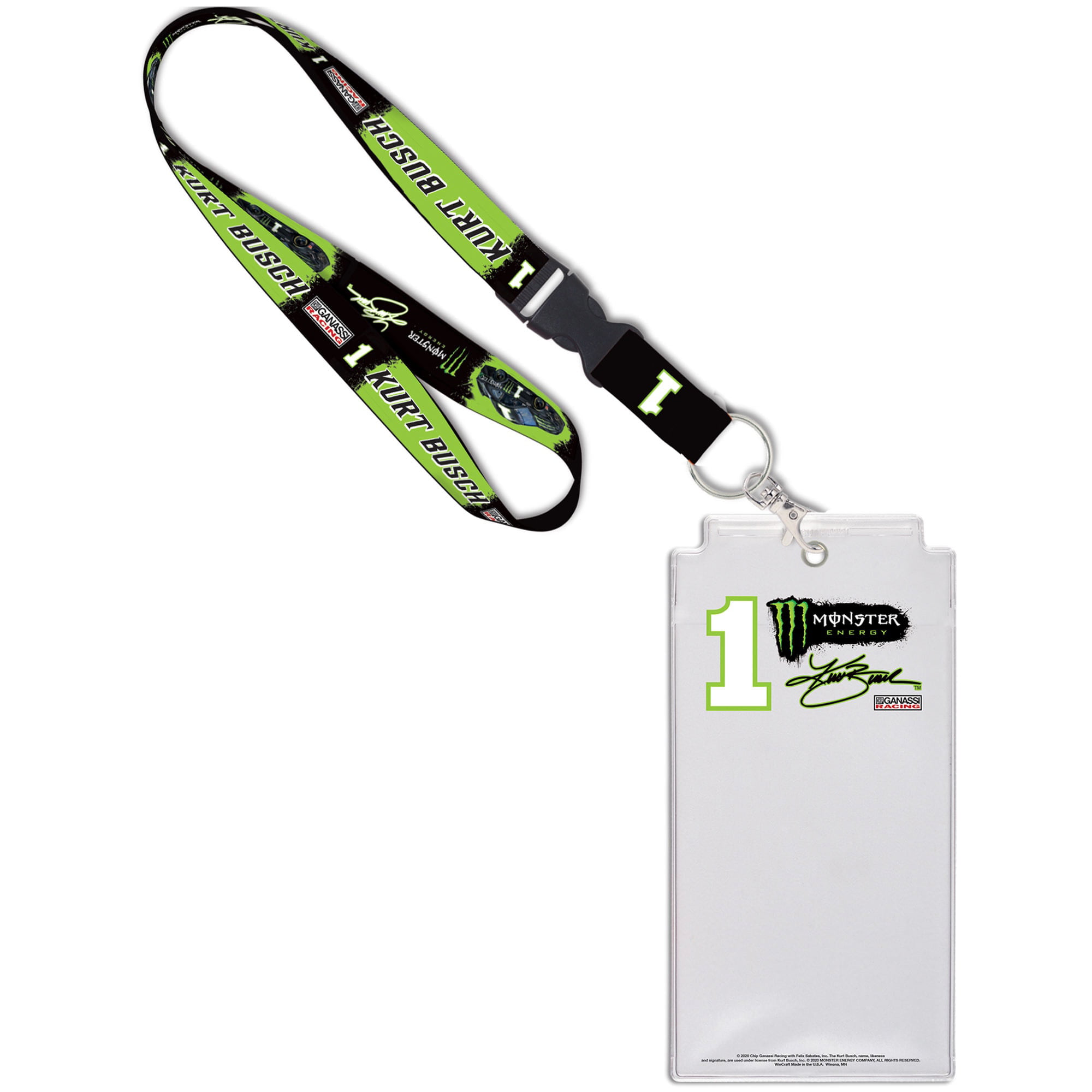 Nascar Deluxe Credential Holder w/ Lanyard 
