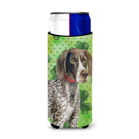 

German Shorthaired Pointer St Patricks Michelob Ultra Hugger for Slim Cans