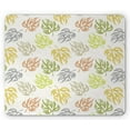 thumbnail image 1 of Botany Mouse Pad, Continuous Fall Foliage Leaves Botanical on Creme Tone Backdrop Pattern, Rectangle Non-Slip Rubber Mousepad, Ivory Pale Camel Tan, by Ambesonne, 1 of 2