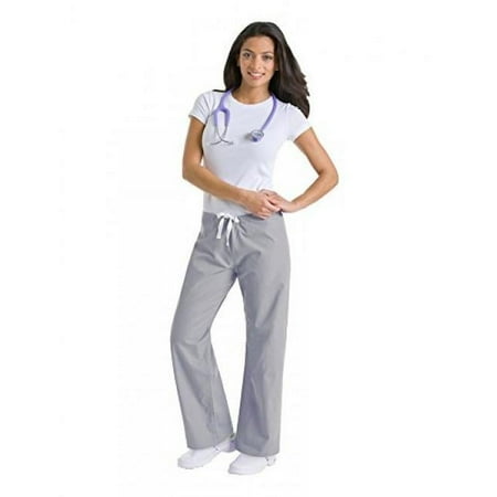 Urbane 9502 Women's Relaxed Drawstring Pant Silver X-Large Tall