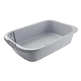 thumbnail image 4 of Bandeja de arena para mascotas, orinal, inodoro, fácil de limpiar, orinal a prueba de salpicaduras, inodoro, caja de arena Gris 36x30x10cm Yuyangstore Bandeja de arena para gatos, 4 of 8
