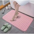 thumbnail image 5 of Alfombra de baño de PVC antideslizante, alfombra de baño para ducha, impermeable, para el hogar, baño, inodoro, Hotel, alfombra rosa oso de fresa Electrónica, 5 of 5