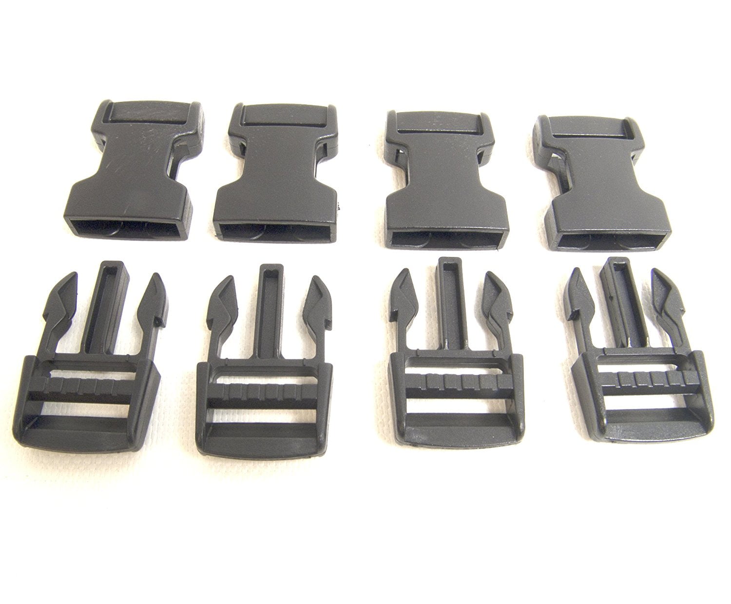 Side Release Buckles Clip 2 x 20mm for webbing Plastic Quick Release Buckles 