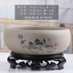 thumbnail image 1 of Plants Flower Bowl In Water Indoor Chinese Ceramic Bowl Flower Planter With Stand Hydroponic Bonsai Bowl For Office Garden Indoor Outdoor, 1 of 1