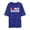 Blue, variant on Men's Casual Star Themed Tee for Everyday Wear Relaxed Fit Short Sleeve Comfort Top for All Seasons