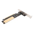 thumbnail image 1 of Adaptador M2 NVMe a PCIe 30 X16 NVME SSD a tarjeta de expansión PCIe Plug and Play Ranura PCI Express X16 de hasta 32 Gbps para SSD 2280 2260 2242 2230 mm ANGGREK Otros, 1 of 8
