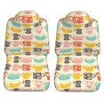 thumbnail image 5 of Fotbe Vintage Cup Pattern Automotive Seat Covers for Cars Trucks and SUVs – Car Seat Covers for Front Seats,Protective Seat Covers,Vehicle Seat Covers, Set of 2, 5 of 9