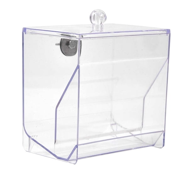 Alimentador Automático de Pájaros perfecl Dispensador de Alimentos para Loros Portátil Durable Transparente