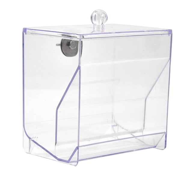 Comedero automático para pájaros, jaula transparente para pájaros, , contenedor de alimentos de 850ml, alimentación transparente para